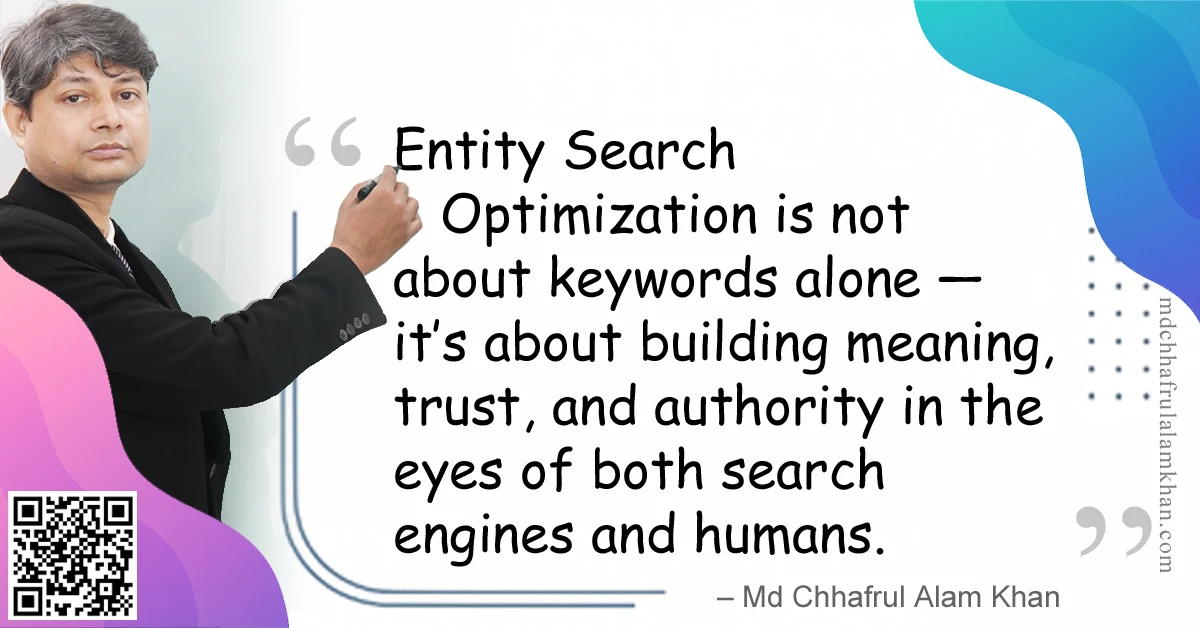 Entity Search Optimization (ESO)